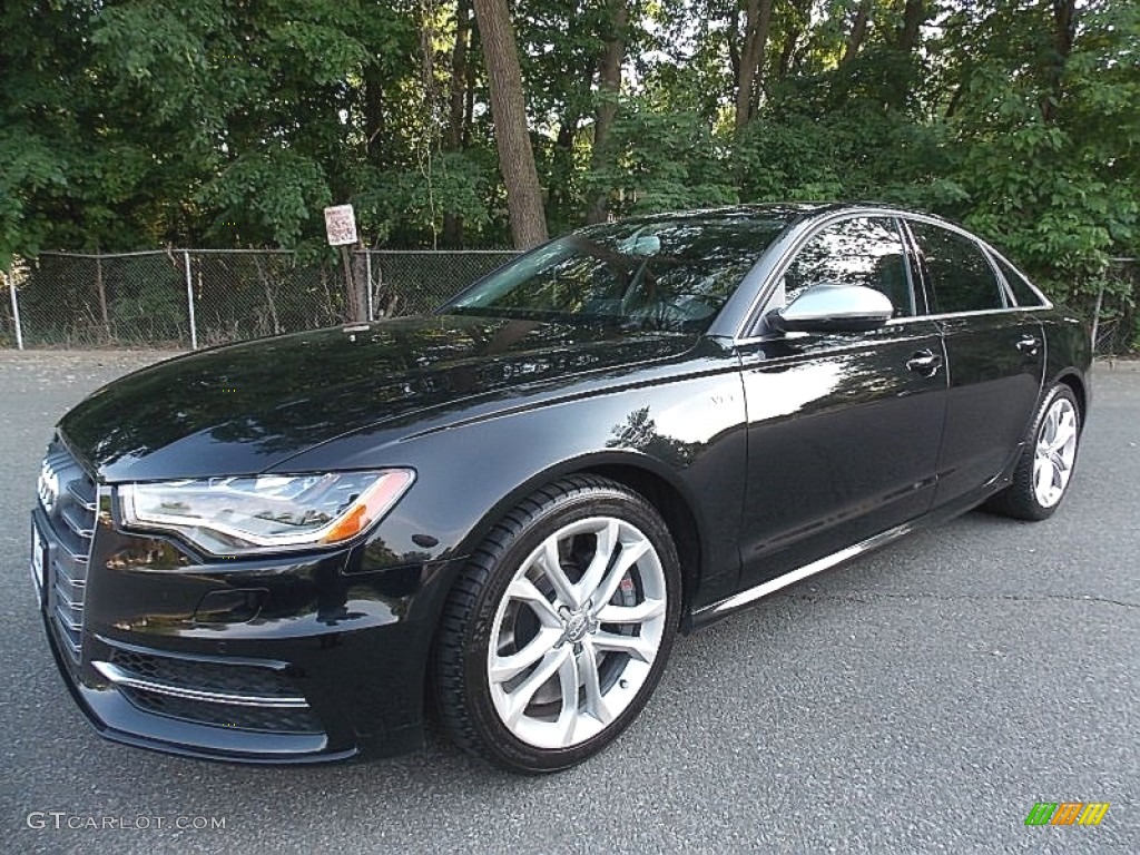 Phantom Black Pearl 2013 Audi S6 4.0 TFSI quattro Sedan Exterior Photo #104240513