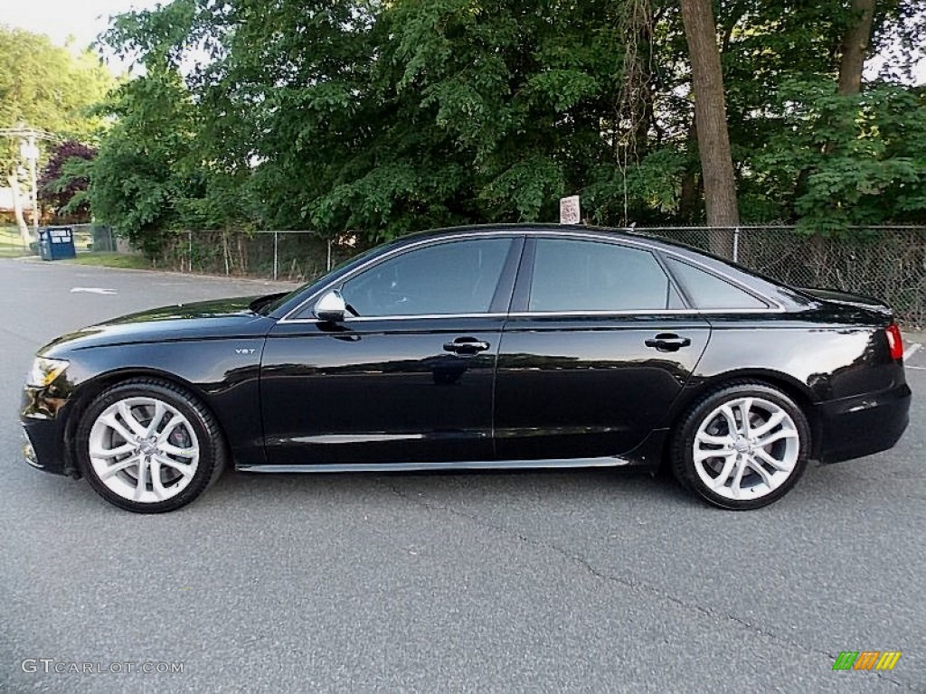 Phantom Black Pearl 2013 Audi S6 4.0 TFSI quattro Sedan Exterior Photo #104240543