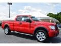 Vermillion Red 2010 Ford F150 FX4 SuperCab 4x4