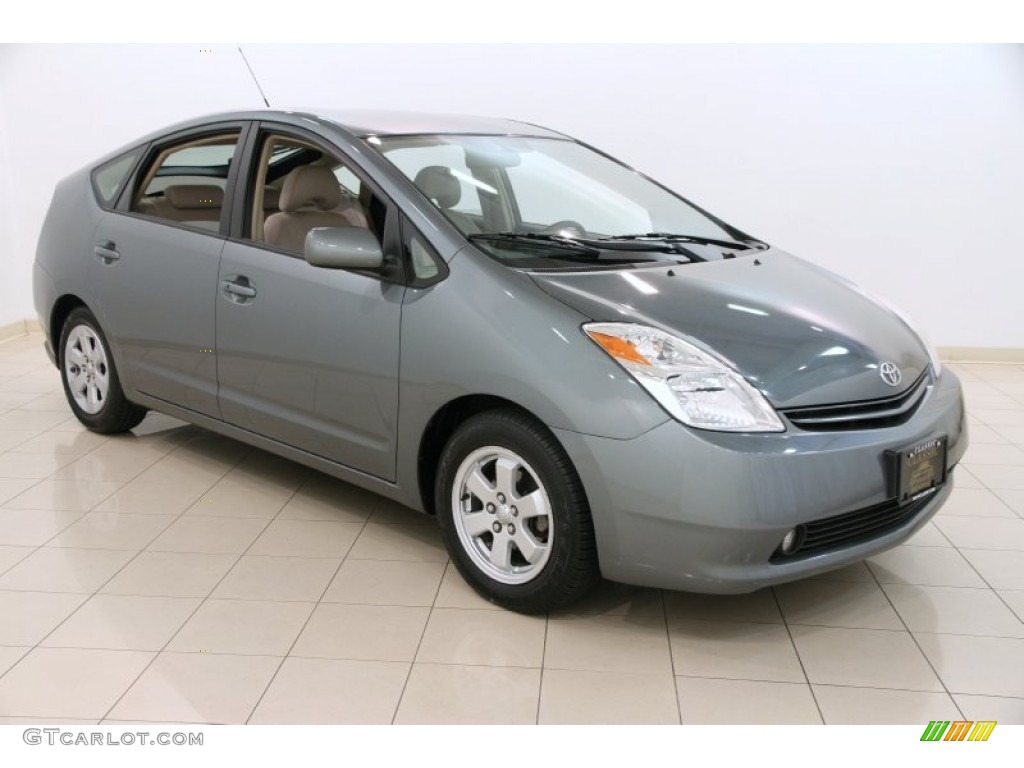 2004 Prius Hybrid - Tideland Pearl / Brown/Ivory photo #1