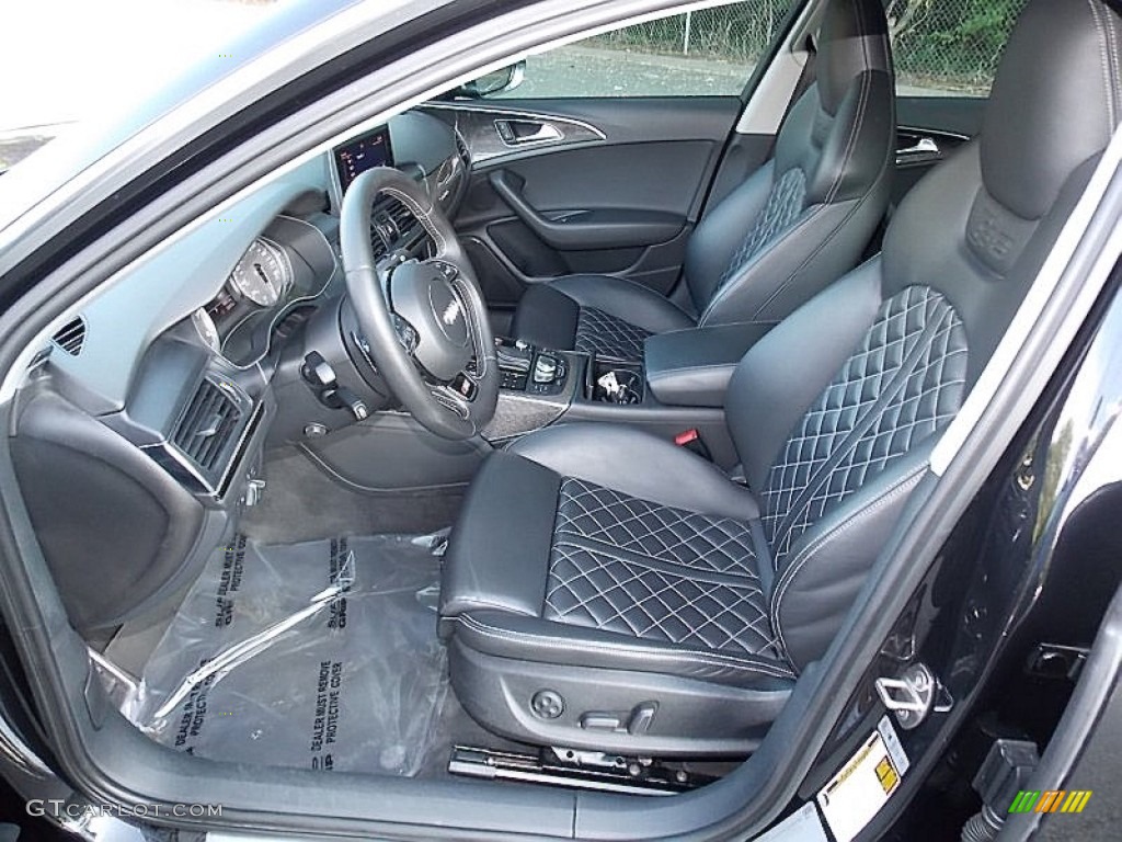 Black Interior 2013 Audi S6 4.0 TFSI quattro Sedan Photo #104240834