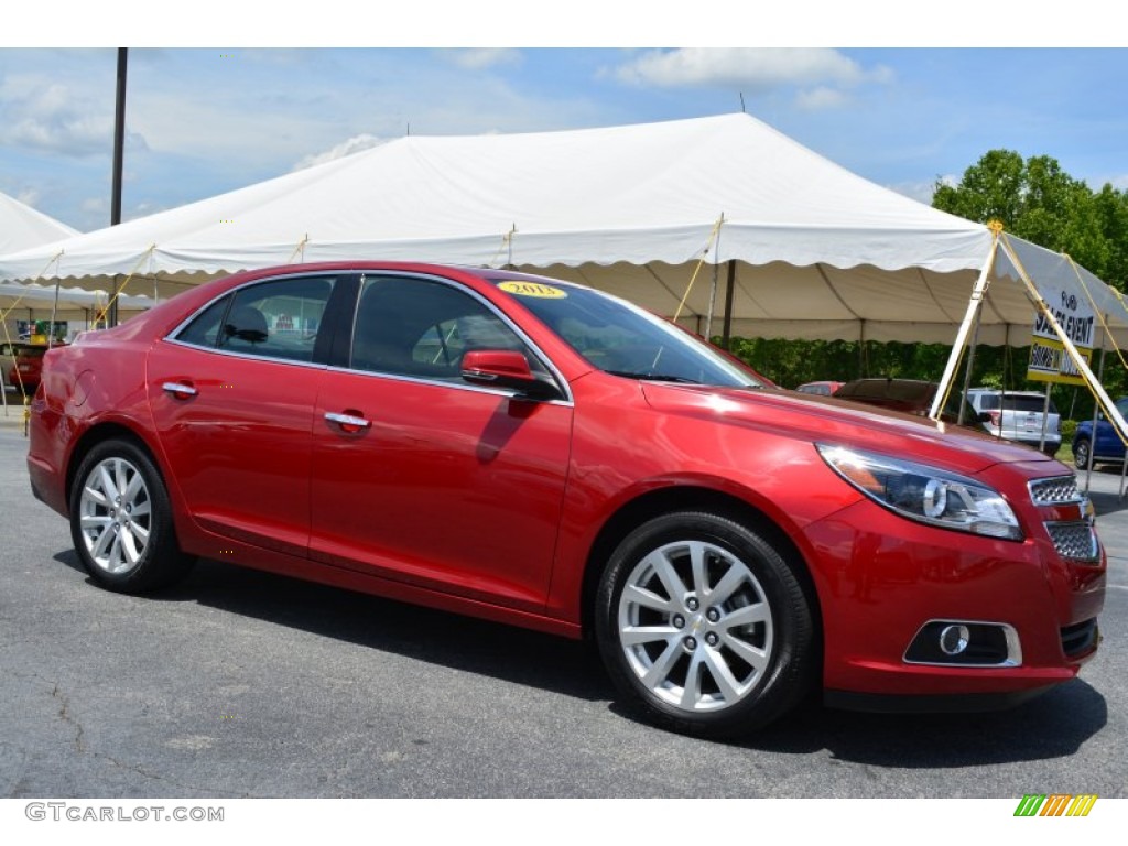 Crystal Red Tintcoat Chevrolet Malibu