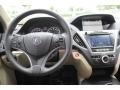 Parchment 2016 Acura MDX SH-AWD Technology Dashboard