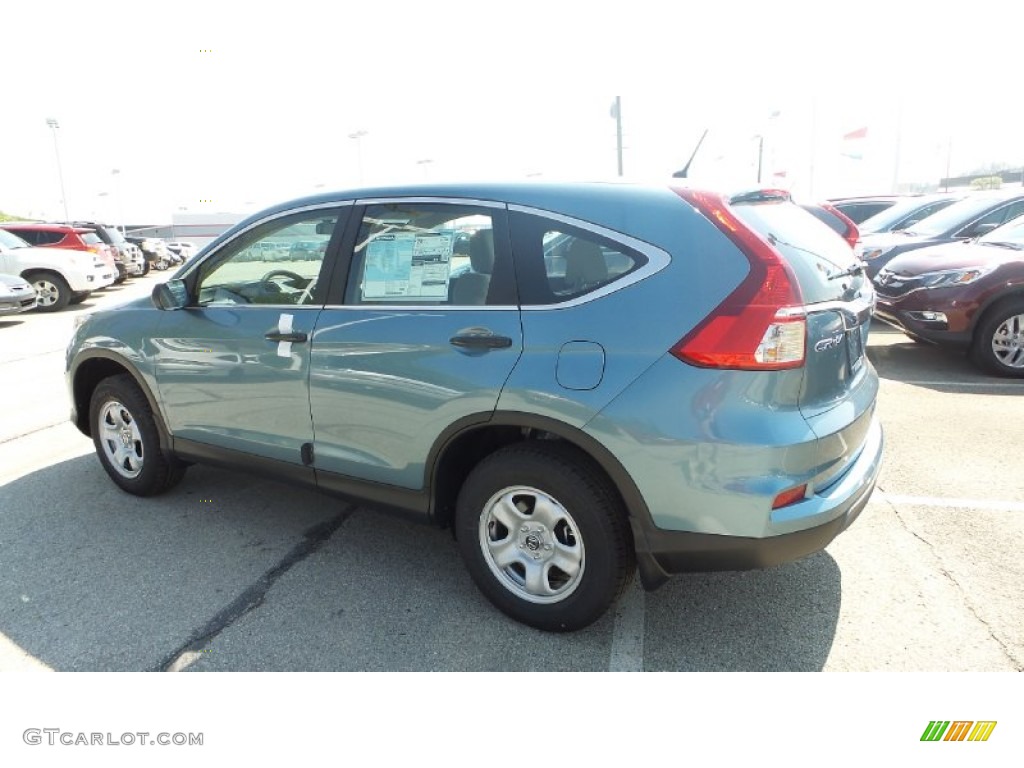 2015 CR-V LX AWD - Mountain Air Metallic / Beige photo #6