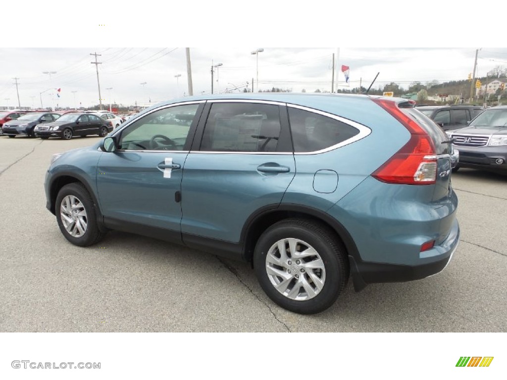 2015 CR-V EX AWD - Mountain Air Metallic / Beige photo #6