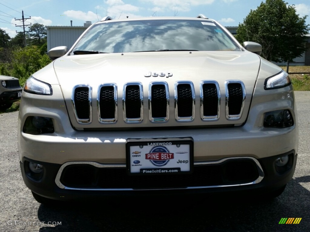 2015 Cherokee Limited 4x4 - Cashmere Pearl / Black/Light Frost Beige photo #2