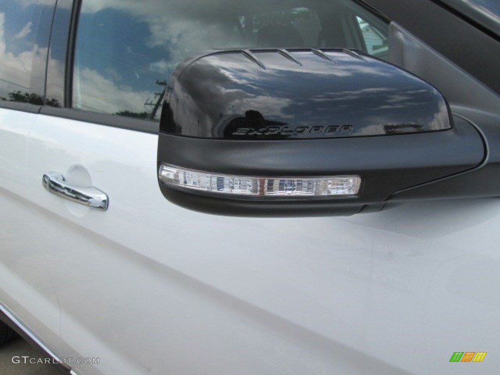 2015 Explorer XLT - Oxford White / Charcoal Black photo #6