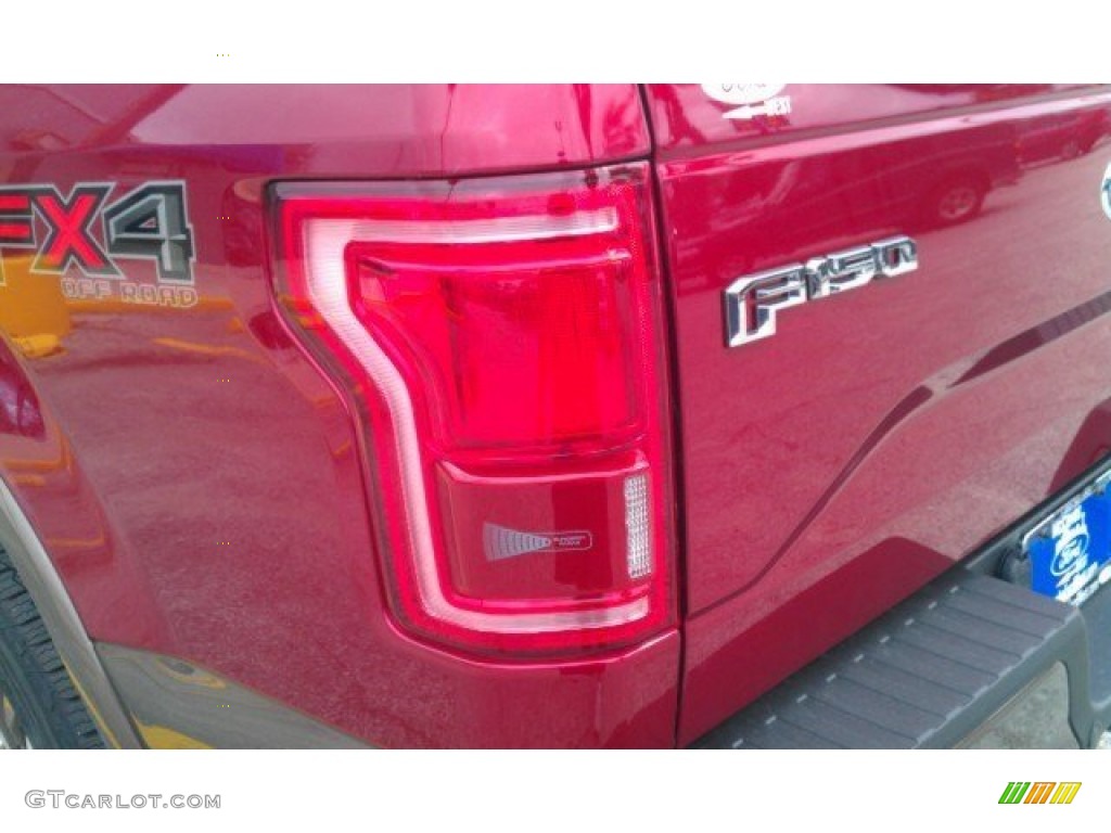 2015 F150 King Ranch SuperCrew 4x4 - Ruby Red Metallic / King Ranch Java/Mesa photo #16