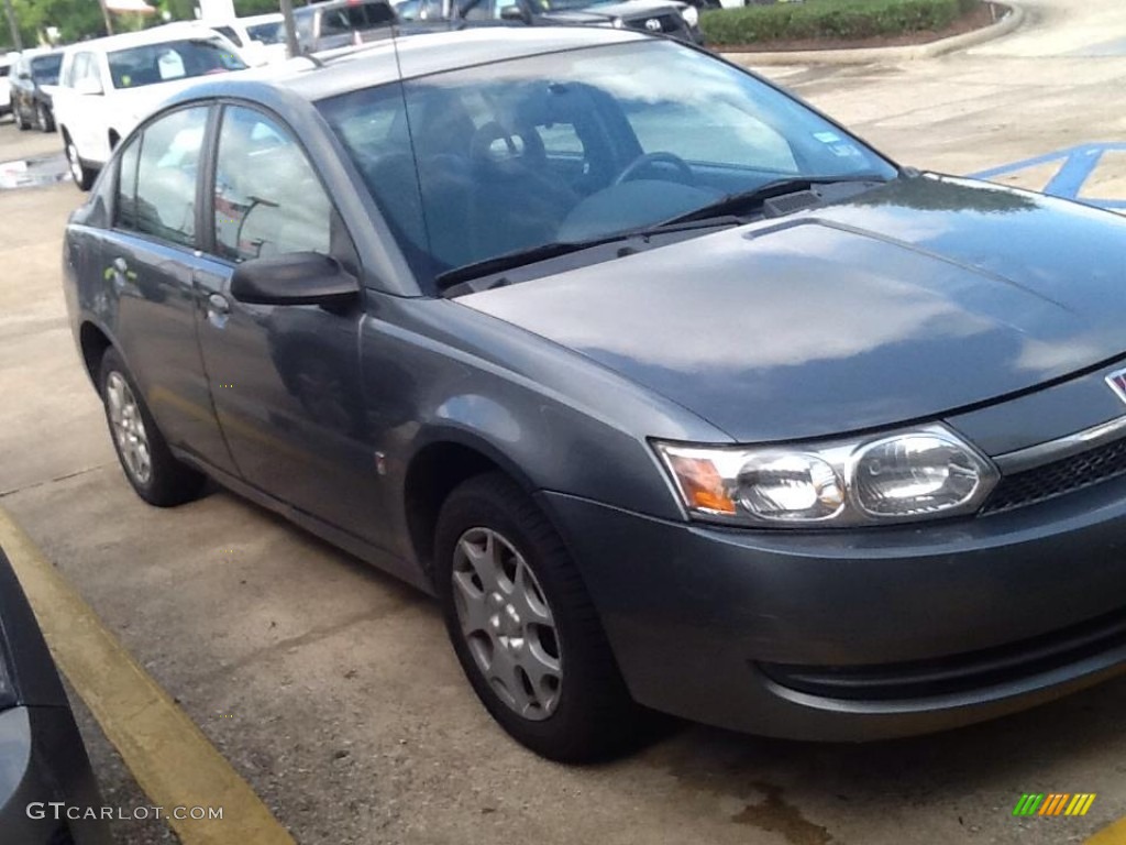 2004 ION 2 Sedan - Storm Grey / Grey photo #2