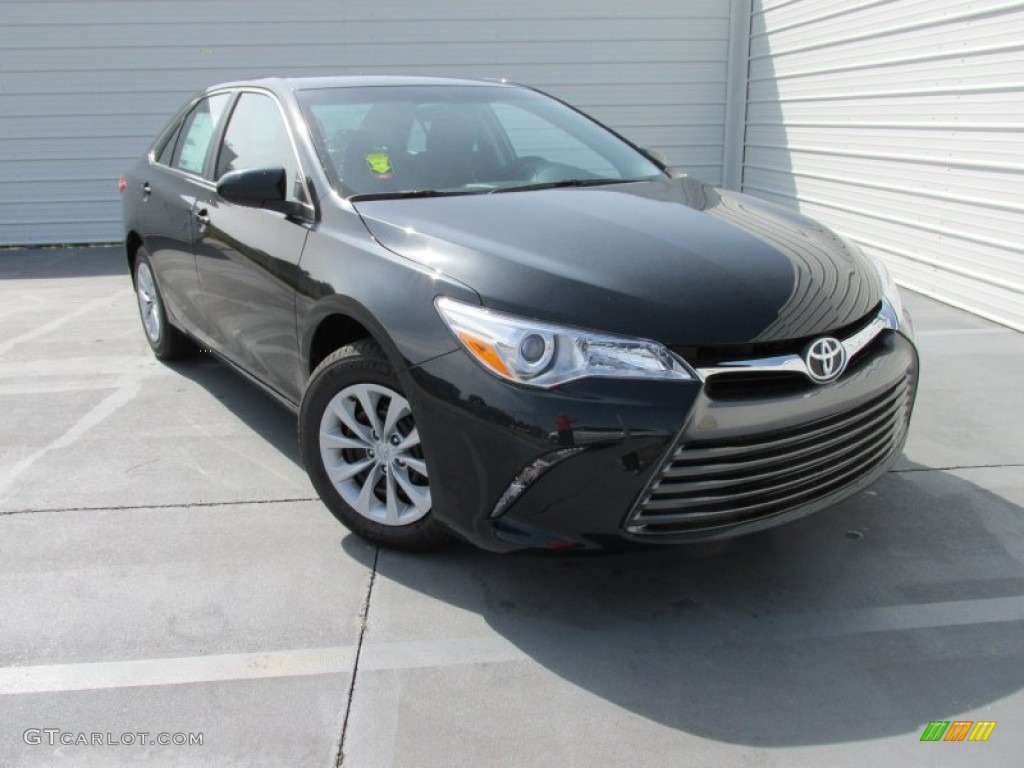 2015 Camry LE - Cosmic Gray Mica / Black photo #2