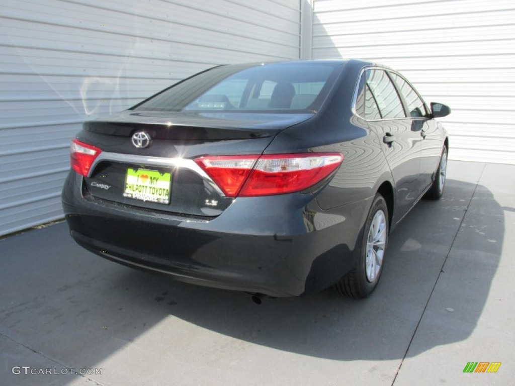 2015 Camry LE - Cosmic Gray Mica / Black photo #4