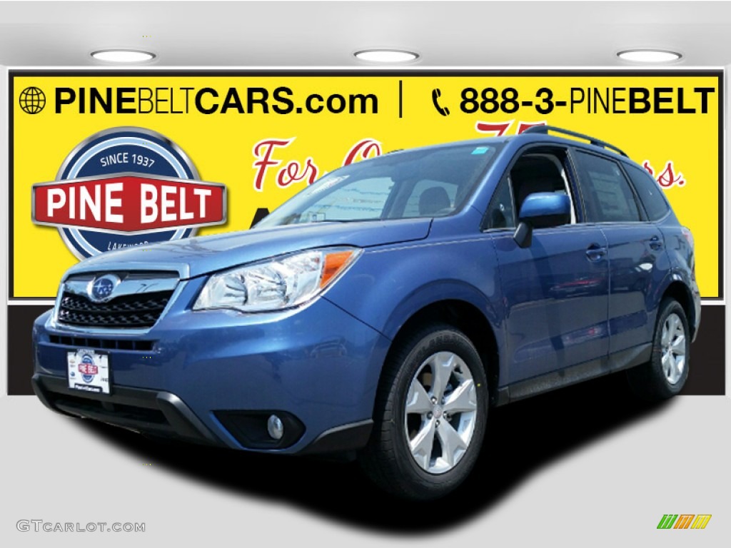 2015 Forester 2.5i Limited - Quartz Blue Pearl / Gray photo #1