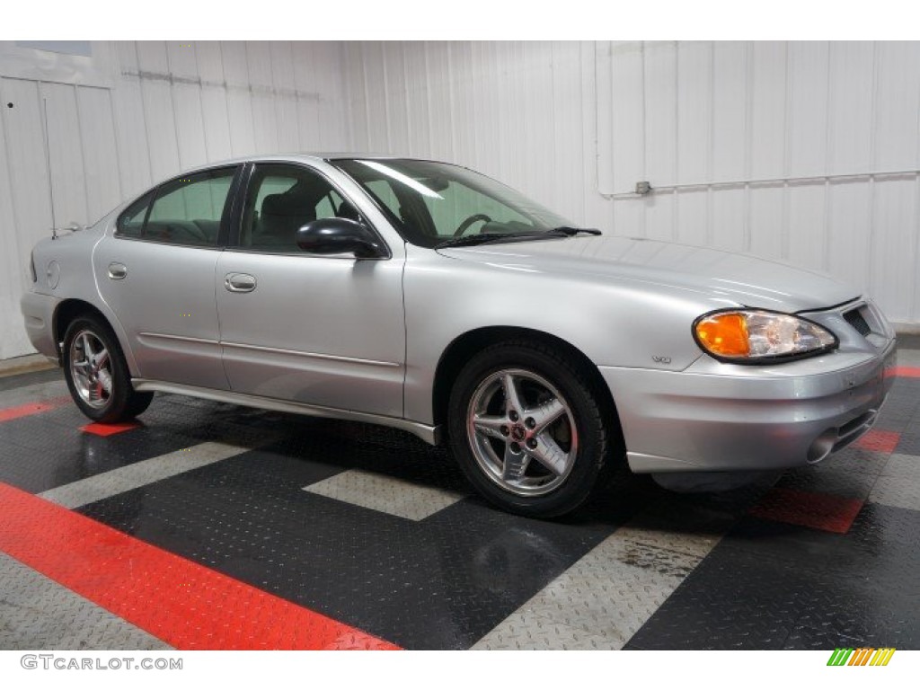 2004 Grand Am SE Sedan - Galaxy Silver Metallic / Dark Pewter photo #6