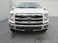 2015 White Platinum Tricoat Ford F150 Lariat SuperCrew 4x4  photo #8