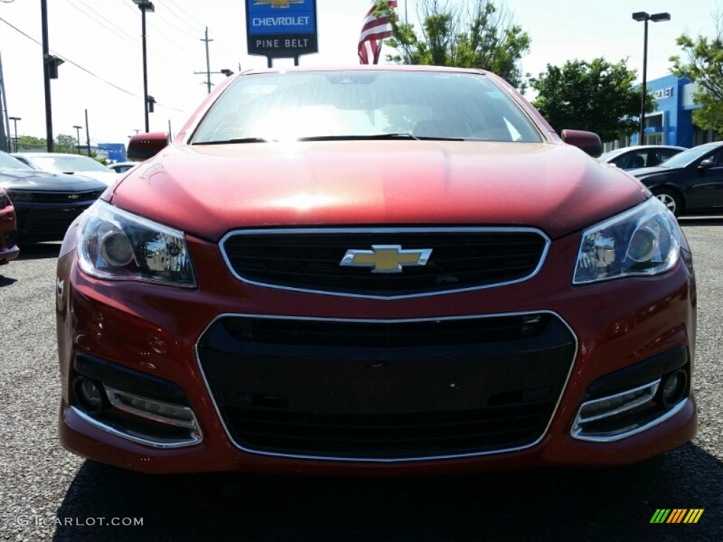 2015 SS Sedan - Some Like It Hot Red Metallic / Jet Black photo #2