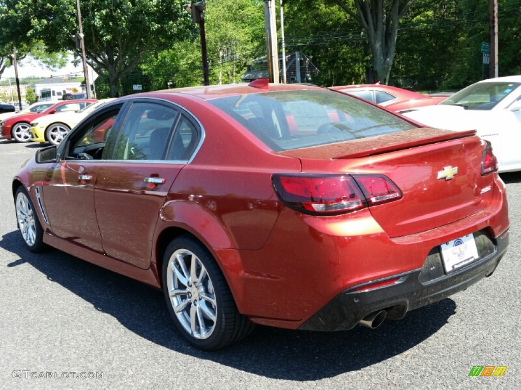 2015 SS Sedan - Some Like It Hot Red Metallic / Jet Black photo #3