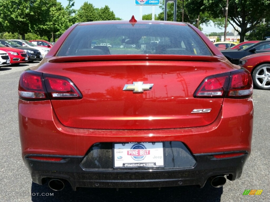 2015 SS Sedan - Some Like It Hot Red Metallic / Jet Black photo #4