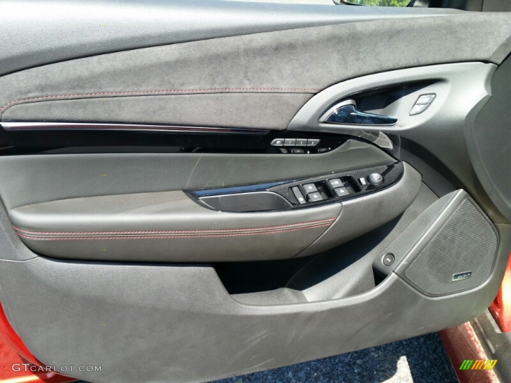 2015 Chevrolet SS Sedan Jet Black Door Panel Photo #104251523