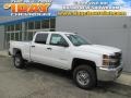 2015 Summit White Chevrolet Silverado 2500HD WT Crew Cab 4x4  photo #1