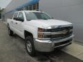 2015 Summit White Chevrolet Silverado 2500HD WT Crew Cab 4x4  photo #11