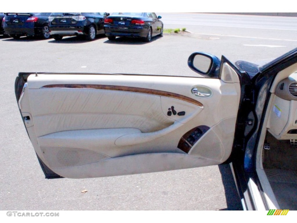 2006 CLK 350 Cabriolet - Cadet Blue Metallic / Stone photo #9