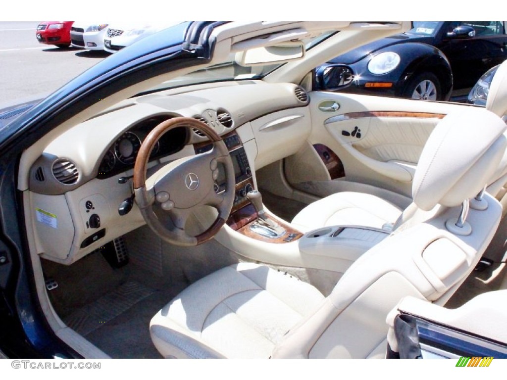 2006 CLK 350 Cabriolet - Cadet Blue Metallic / Stone photo #11