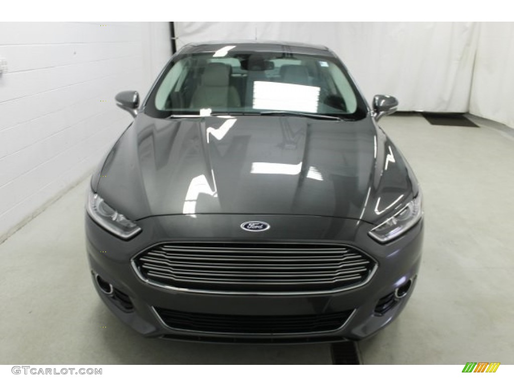 2015 Fusion Titanium AWD - Magnetic Metallic / Medium Soft Ceramic photo #2