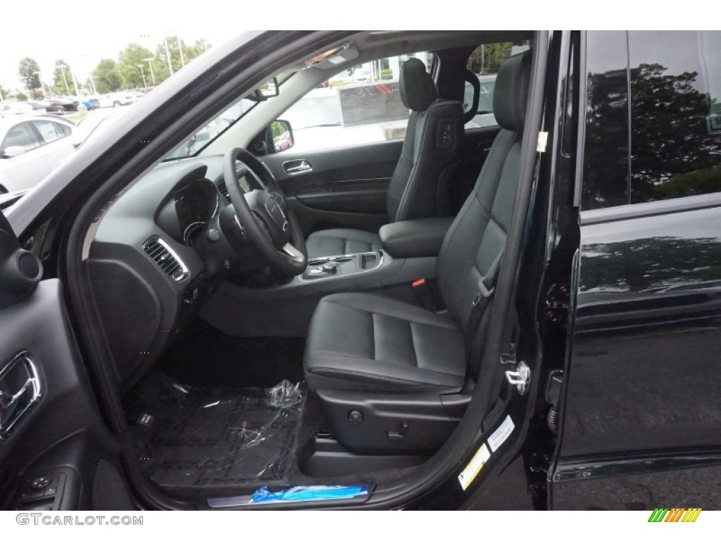Black Interior 2015 Dodge Durango Limited Photo #104255079