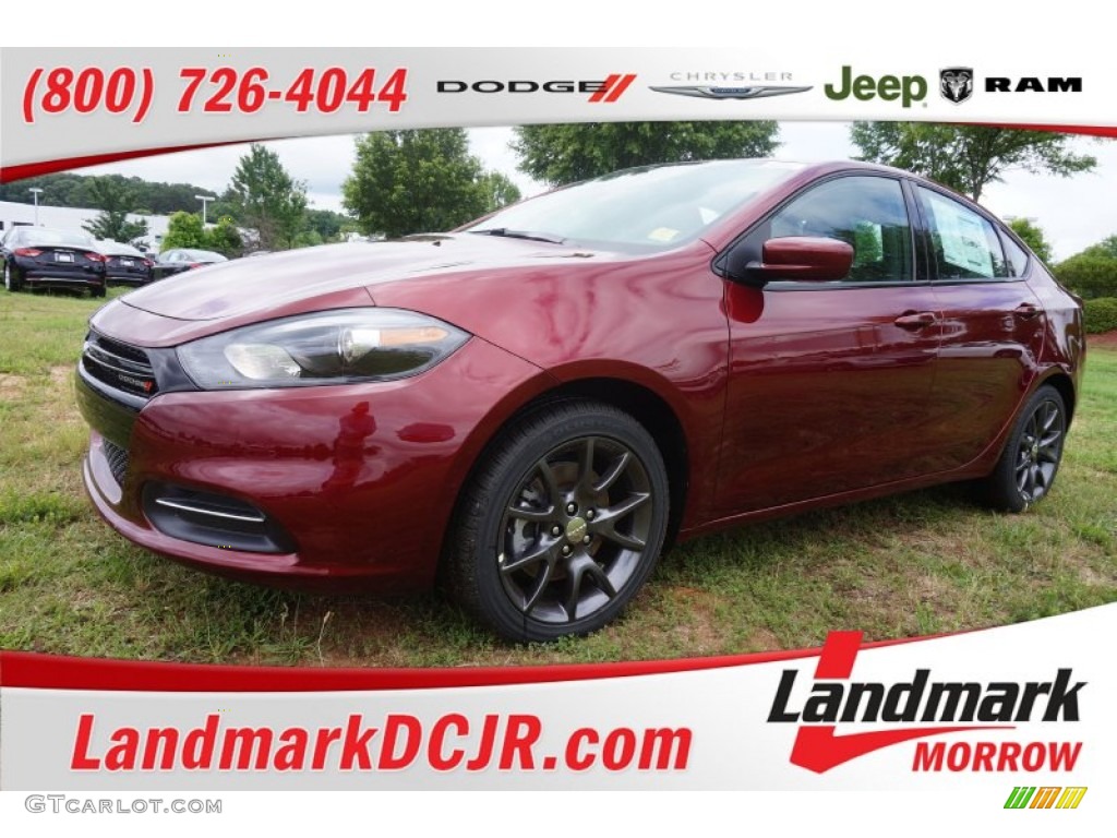 2015 Dart SE - Passion Red Pearl / Black photo #1