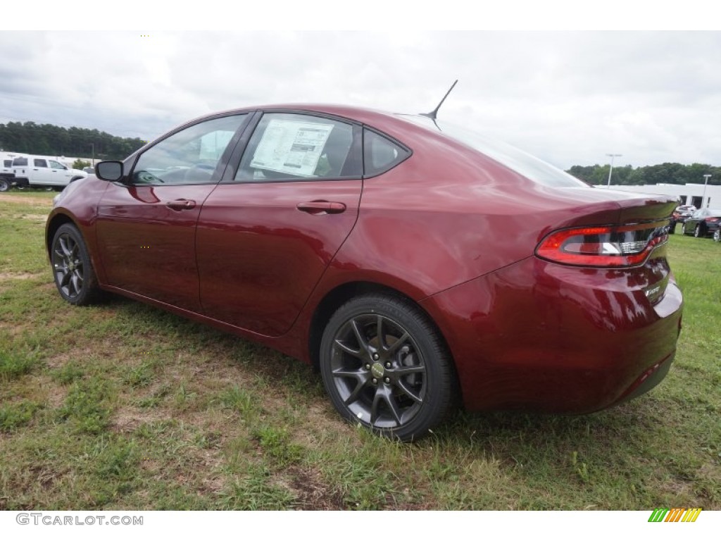 2015 Dart SE - Passion Red Pearl / Black photo #2