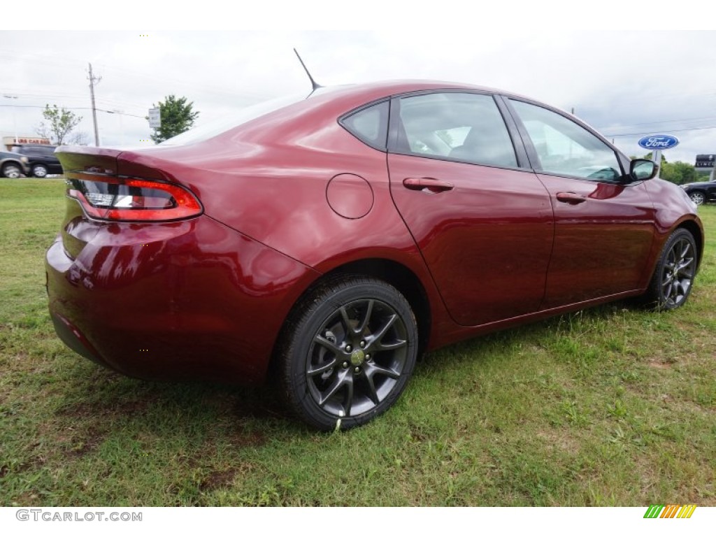 2015 Dart SE - Passion Red Pearl / Black photo #3