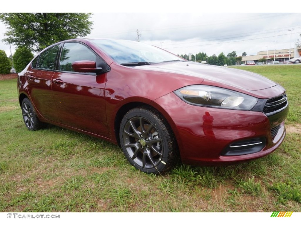 2015 Dart SE - Passion Red Pearl / Black photo #4