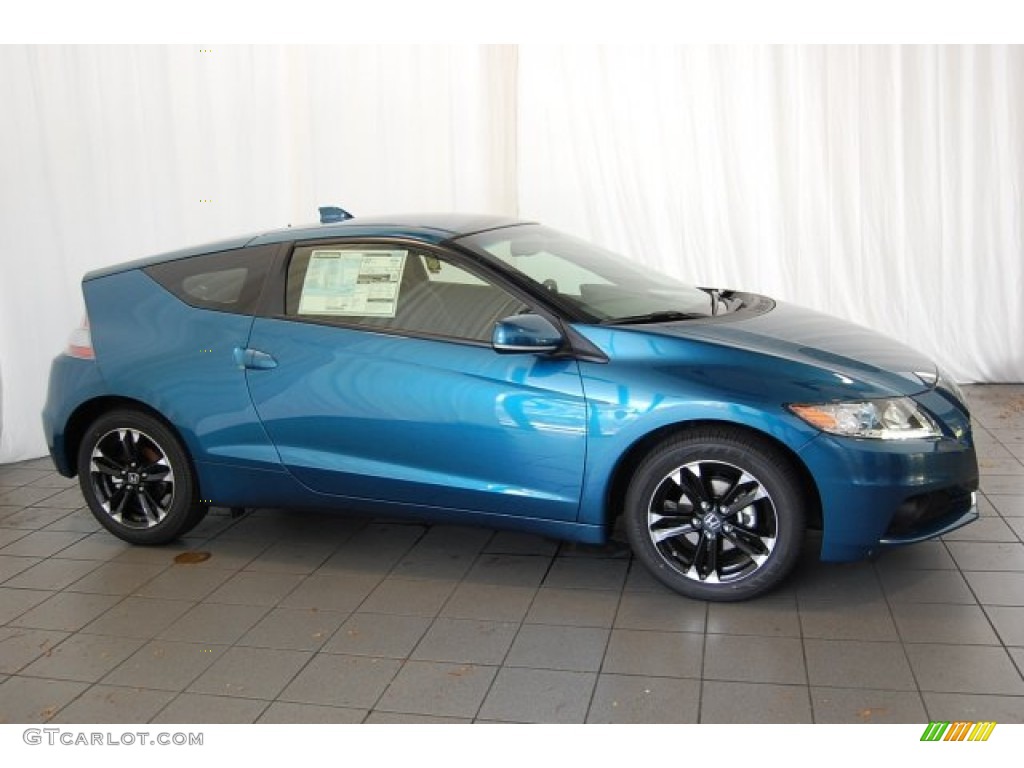 2015 CR-Z EX - North Shore Blue Pearl / Black/Red photo #5
