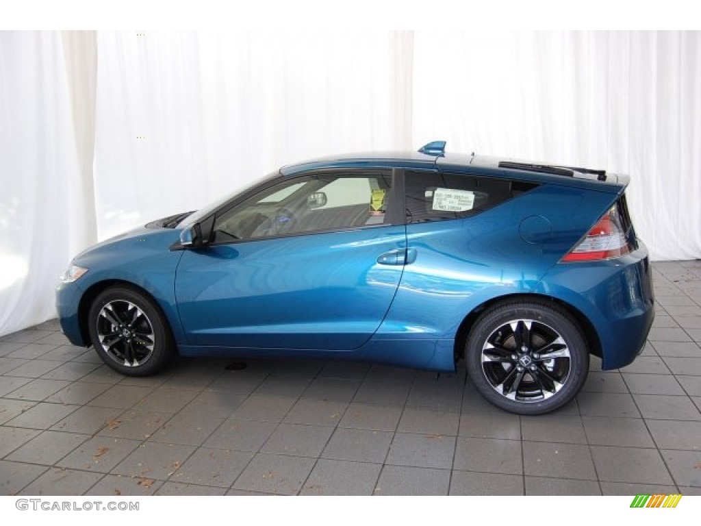 2015 CR-Z EX - North Shore Blue Pearl / Black/Red photo #9