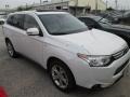 2014 Diamond White Pearl Mitsubishi Outlander GT S-AWC  photo #1