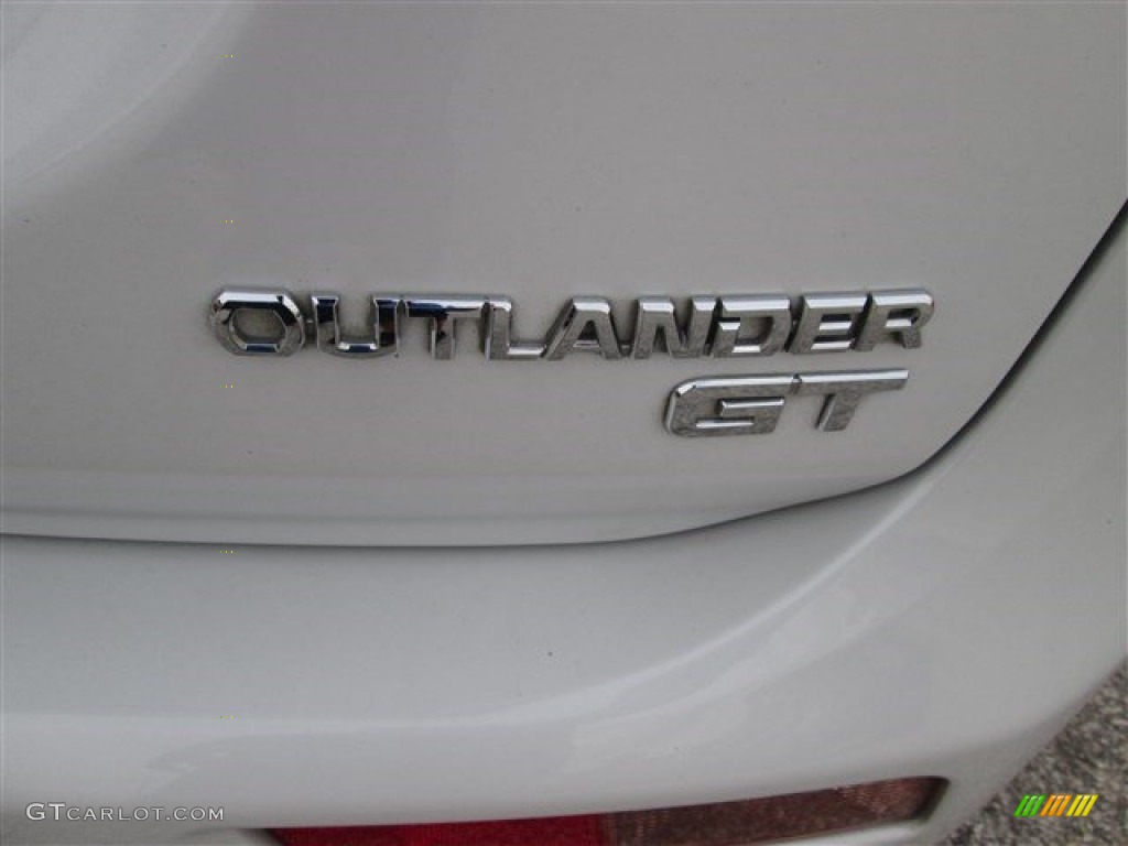 2014 Outlander GT S-AWC - Diamond White Pearl / Black photo #3