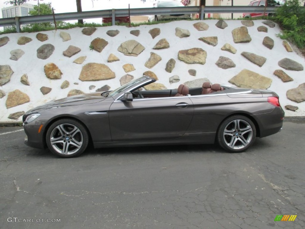 Space Gray Metallic 2013 BMW 6 Series 650i xDrive Convertible Exterior Photo #104260885