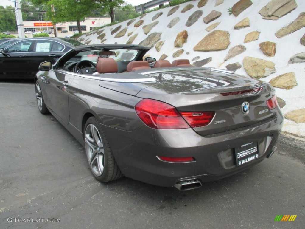 2013 6 Series 650i xDrive Convertible - Space Gray Metallic / Cinnamon Brown photo #4
