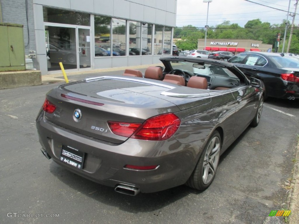 2013 6 Series 650i xDrive Convertible - Space Gray Metallic / Cinnamon Brown photo #6