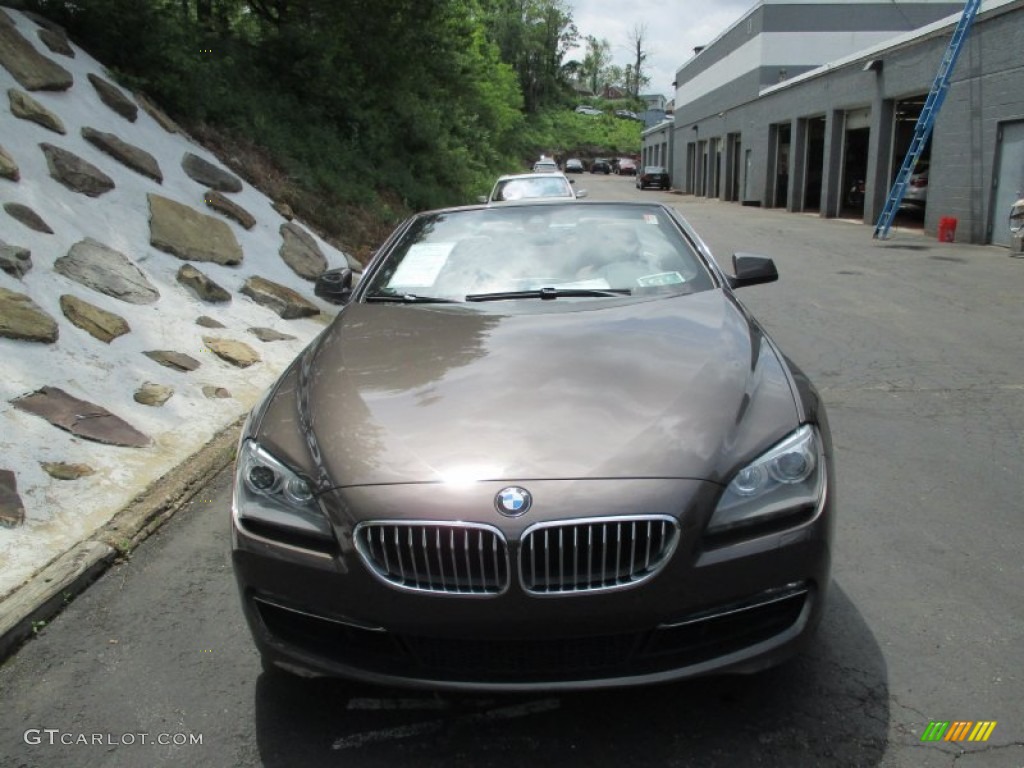 2013 6 Series 650i xDrive Convertible - Space Gray Metallic / Cinnamon Brown photo #8