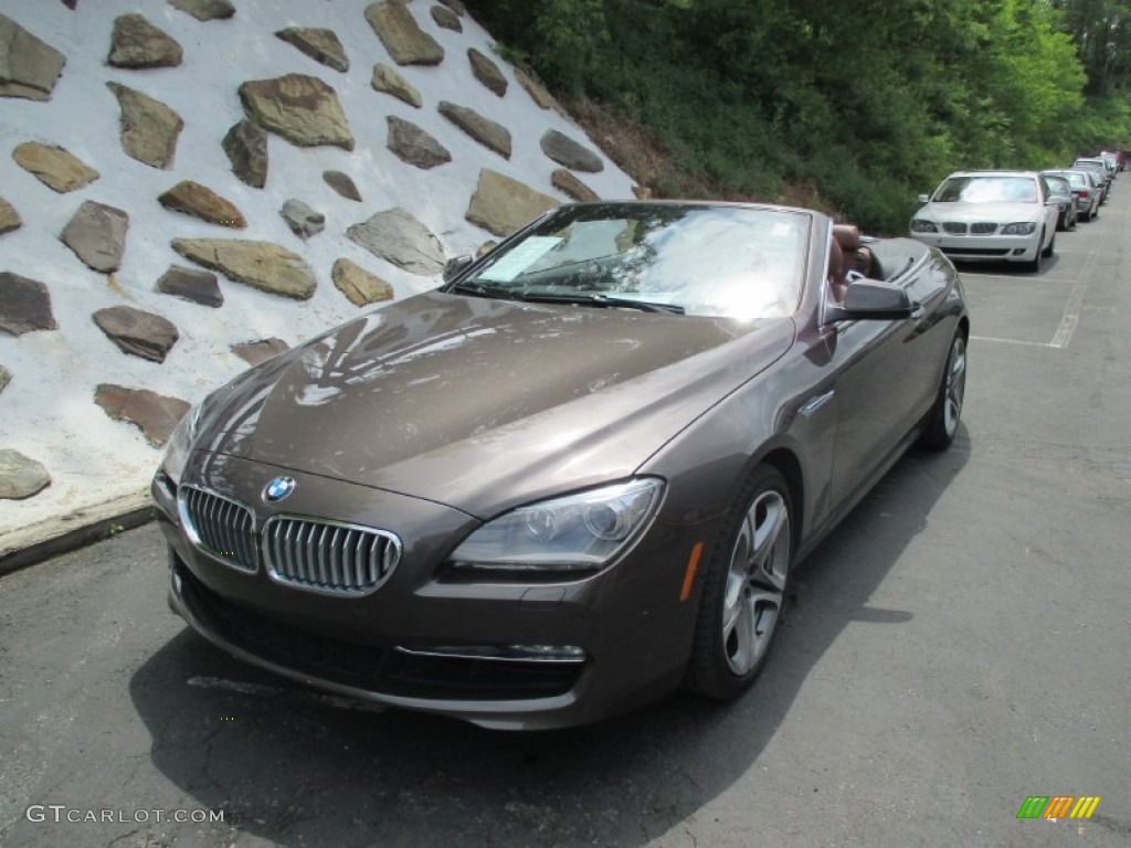 2013 6 Series 650i xDrive Convertible - Space Gray Metallic / Cinnamon Brown photo #9