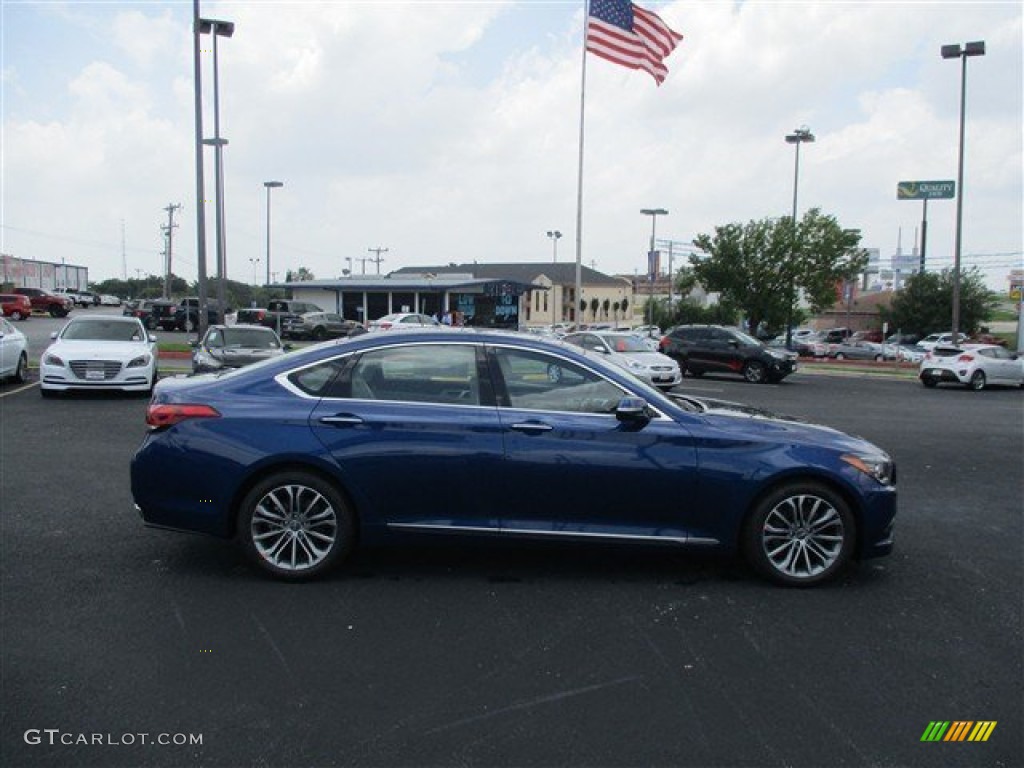 2015 Genesis 3.8 Sedan - Ibiza Blue / Ivory photo #9