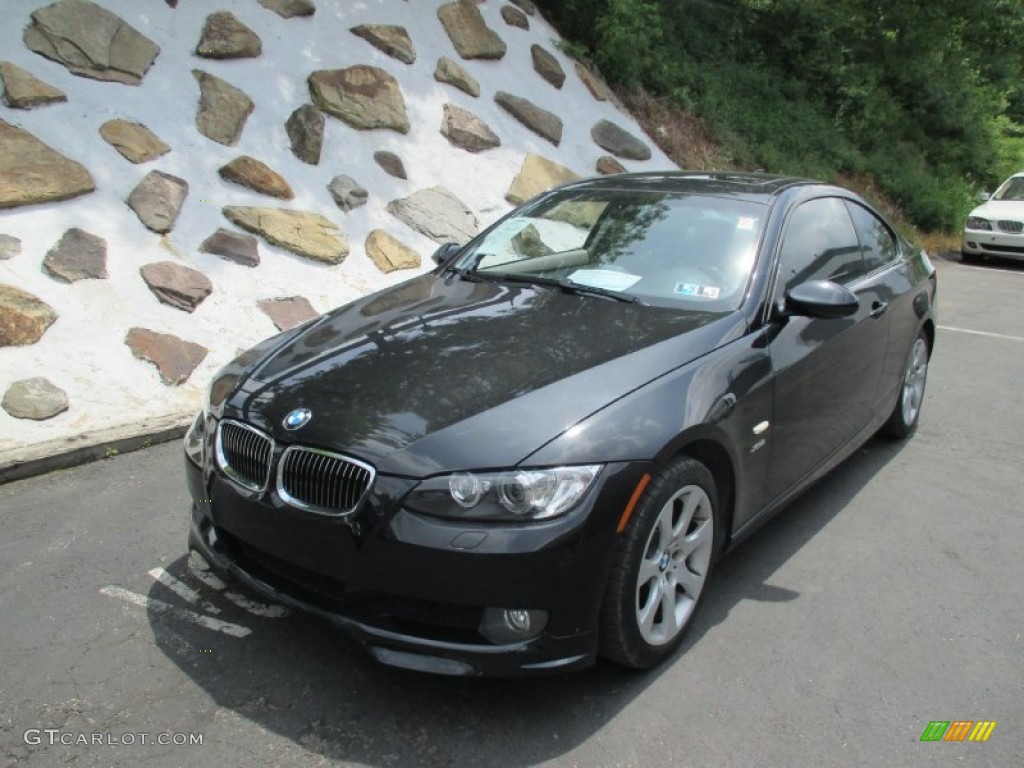 Jet Black 2009 BMW 3 Series 328xi Coupe Exterior Photo #104261526