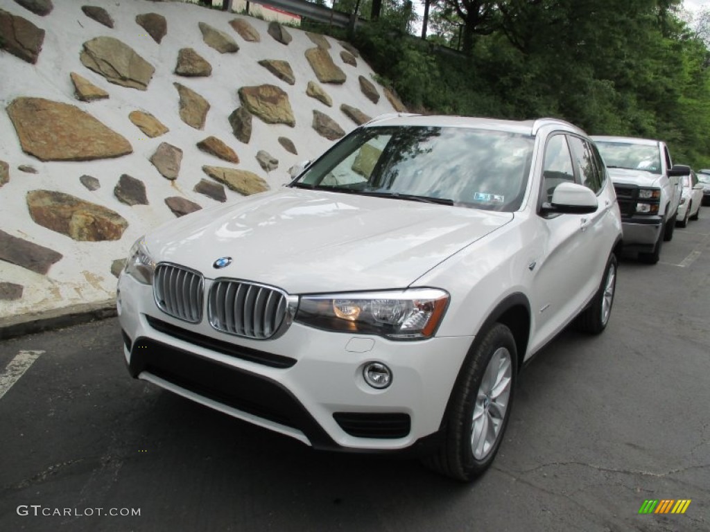 Alpine White 2016 BMW X3 xDrive28i Exterior Photo #104262915