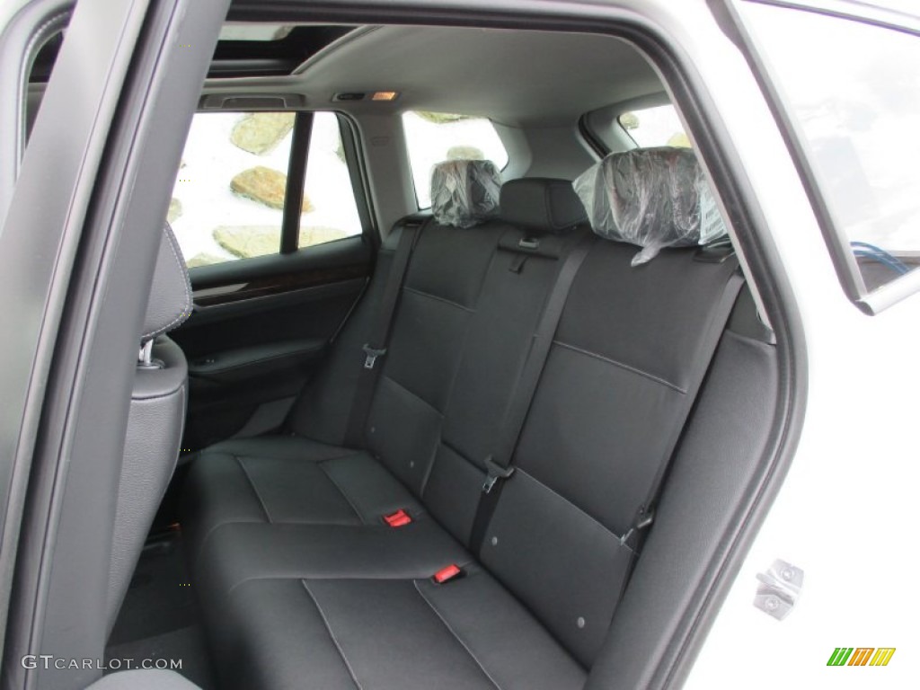 Black Interior 2016 BMW X3 xDrive28i Photo #104262999
