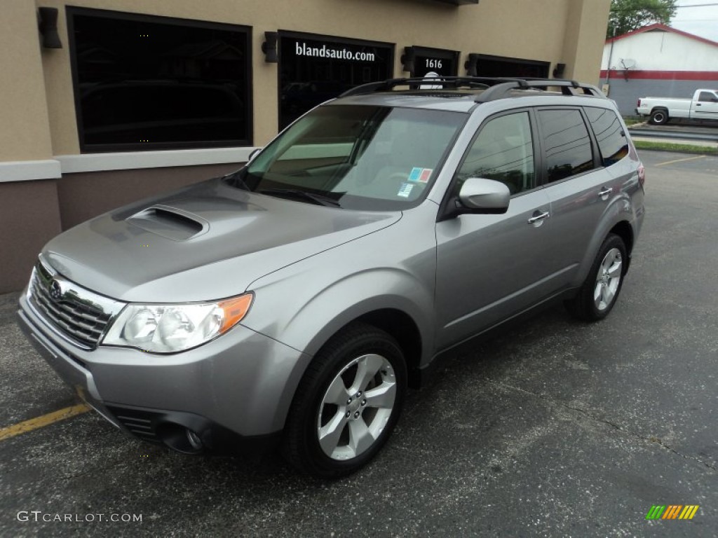 2010 Forester 2.5 XT Limited - Steel Silver Metallic / Platinum photo #1