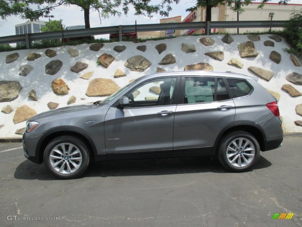 Space Grey Metallic 2016 BMW X3 xDrive28i Exterior Photo #104263185