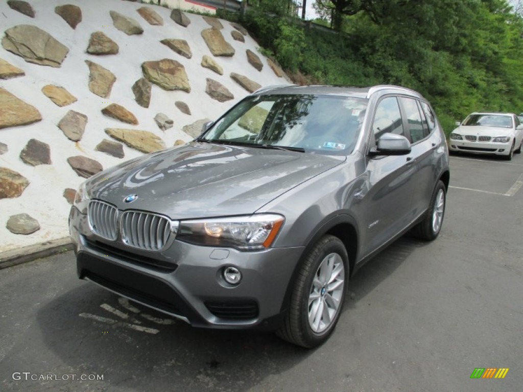 Space Grey Metallic 2016 BMW X3 xDrive28i Exterior Photo #104263374