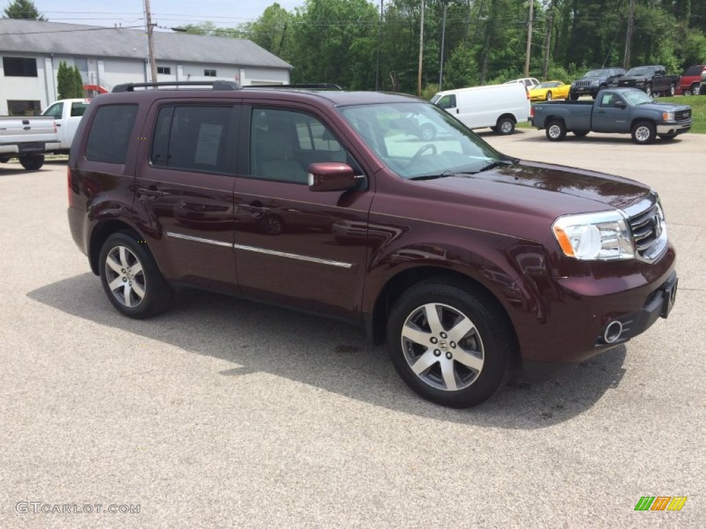 Dark Cherry Pearl Honda Pilot