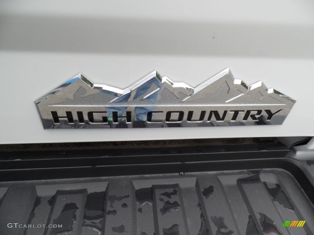 2015 Chevrolet Silverado 3500HD High Country Crew Cab Dual Rear Wheel 4x4 Marks and Logos Photo #104263915